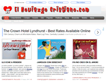 Tablet Screenshot of elnoviazgocristiano.com